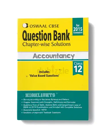 Oswaal CBSE Question Bank for Class 12 Accountancy