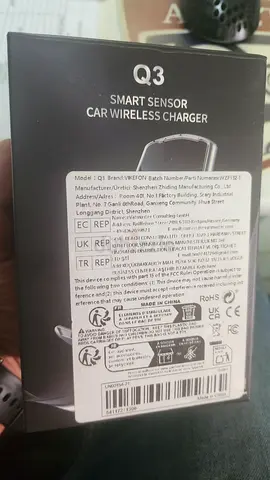 Q3 Smart Sensor Car Wireless Charger