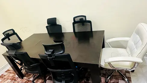 Office Meeting table 1 , 6 office chairs, 6 dining chairs all in good condition