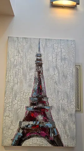 Unique Abstract Artwork of the Eiffel Tower