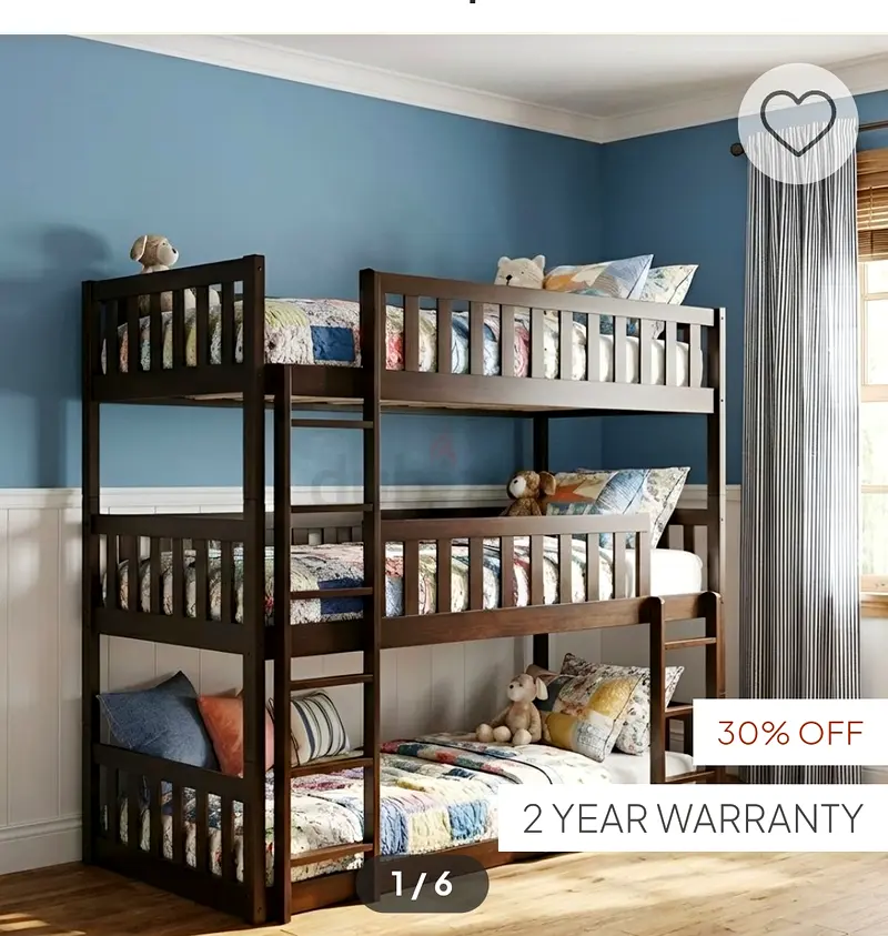 Bunk bed triple65073411039491114