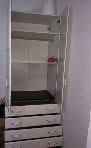 Stylish White Wardrobe with Ample Storage