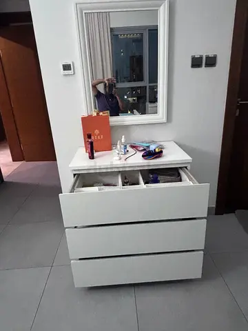 Stylish White Dresser with Ample Storage