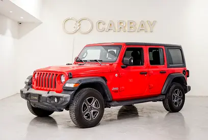 AED 1394 PM |JEEP WRANGLER UNLIMITED 2018 | PRISTINE CONDITION | 1 YEAR WARRANTY | GCC