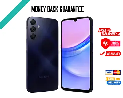 Samsung Galaxy A15 Blue Black - 4/128GB - Brand New Mobile - Warranty - Free Delivery All over UAE
