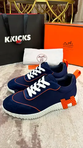Hermes Bouncing Sneakers ‘Blue/Orange’