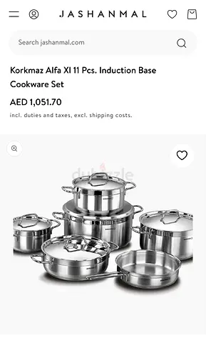 Korkmaz Alfa XL 11 PCs Premium cookware Set