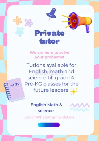 Tutions available