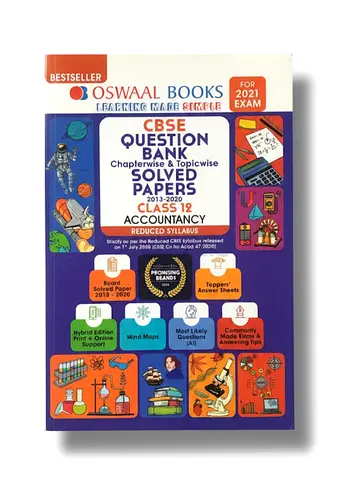 Oswaal CBSE Question Bank Solved Papers for Accountancy 2013-2020