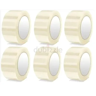 Clear Packing Tape – 6 Rolls | 100 Yards Each