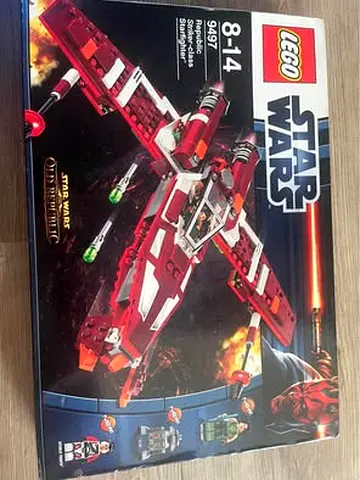 FLASH SALE BRAND NEW RARE LEGO 9497 STAR WARS REPUBLIC STARFIGHTER