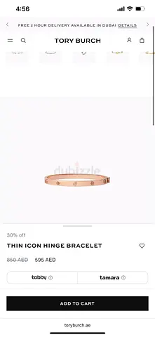 Tory Burch Thin Icon Hinge Bracelet