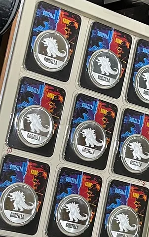 2021 Niue Godzilla 1 ounce Silver TEP