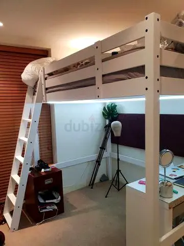 IKEA queen size loft bed frame