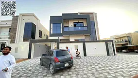 6Bathrooms majlis hall maid rooms kitchen parking area inside out side Central AC