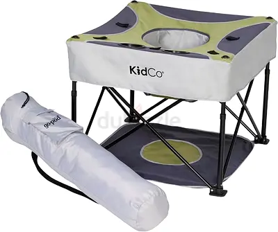 KidCo GoPod Adjustable Height Travel Activity Seat with Cupholder, Pistachio