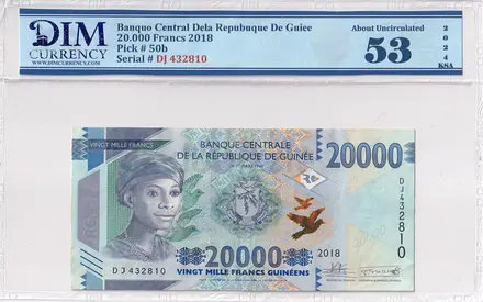 Guinee Banknote 20.000Francs 2018 60AED