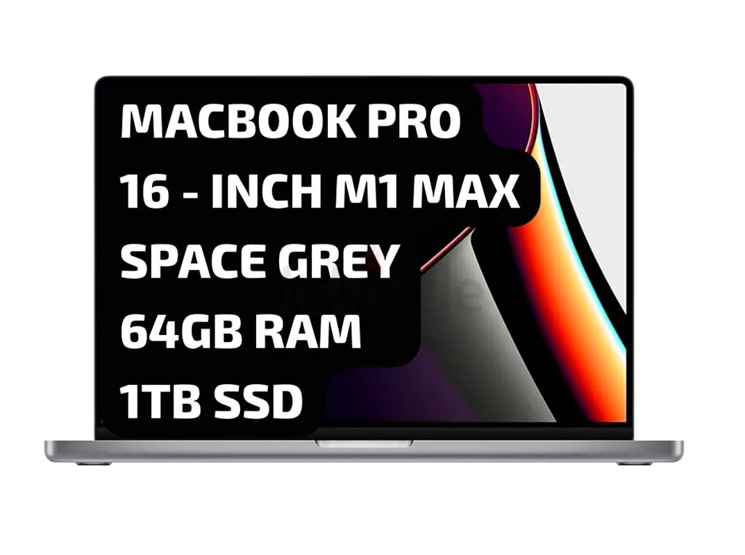 MacBook Pro M1 Max de 16" | 64 GB de RAM | 1 TB de SSD | GPU de 32 núcleos, como nuevo