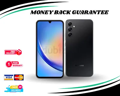 Samsung Galaxy A34 6/128GB 5G Smart Phone - Black color Mobile - International Version