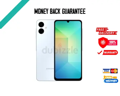 Samsung Galaxy A06 4\64GB Light Blue -Brand New Mobile - Warranty - Free Delivery All Over UAE