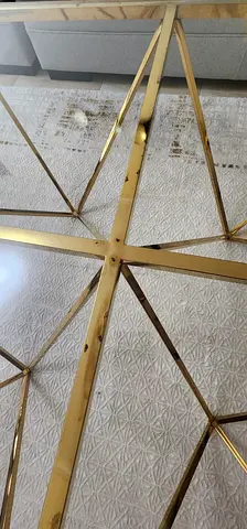 Pan home Gold Coffee Table for sale last 500 aed