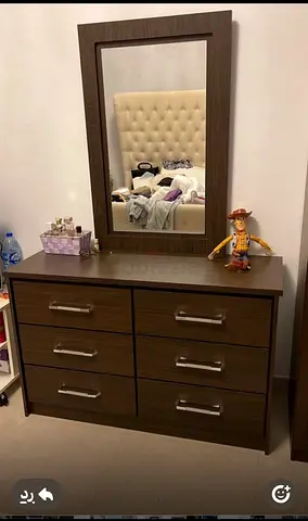 Stylish Wooden  with Mirror and Drawers