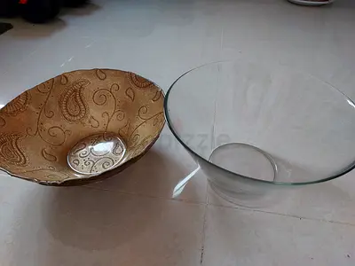 Glass bowls large size