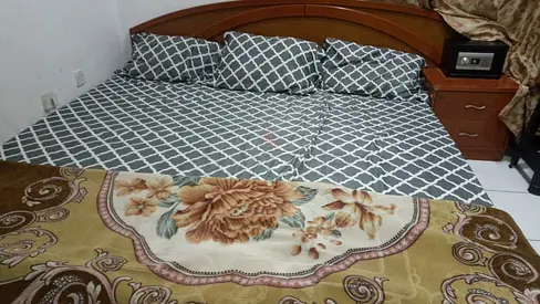 Bed with mattress 210/210 size for sale for 399