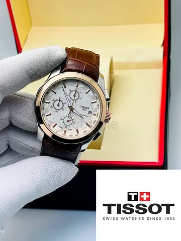 Tissot Swiss Copy Watch with Leather Strap
