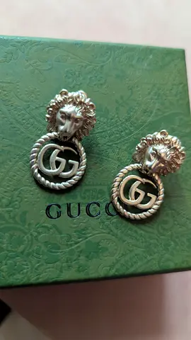 Gucci Lion Head Earrings