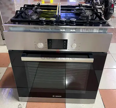Bosch Built in Gas Cooktop and ELectric Oven 60