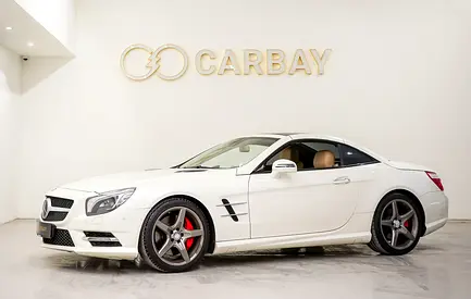 AED 3069 PM | MERCEDES BENZ SL400 AMG 2016 | PRISTINE CONDITION | 1 YEAR WARRANTY | GCC