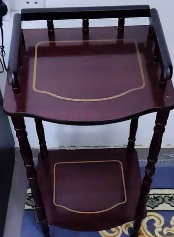 Charming Wooden Side Table with Elegant Design