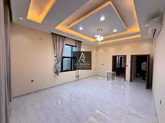 A large, brand new villa in Al Zahia, with easy access to Dubai. It features 8 bedrooms, a majlis (f