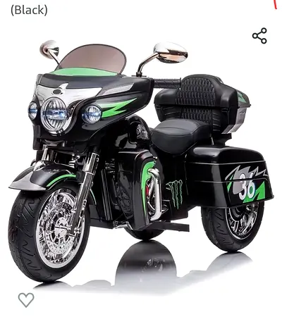 Kids charging police bike
