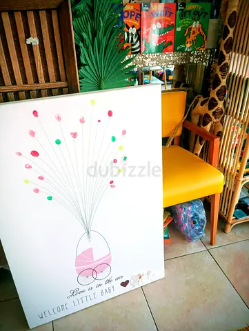 Welcome Little Baby Wall Art for Nursery