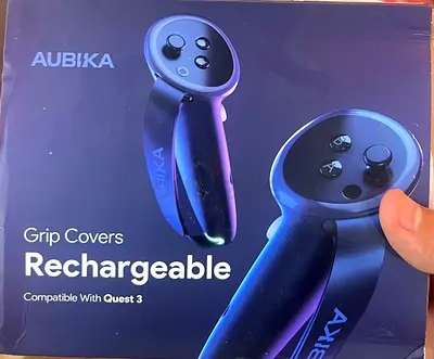 AUBIKA Rechargeable Grip Covers for Quest 3