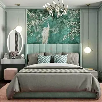 Modern and Elegant Velvet Fabric Bed