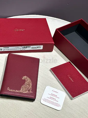 Elegant Cartier Leather Wallet with Gift Box