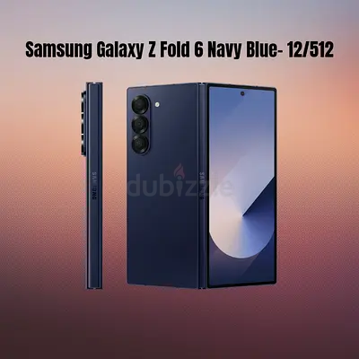 Samsung Galaxy Z Fold 6 Navy Blue - 12GB RAM / 512GB Storage
