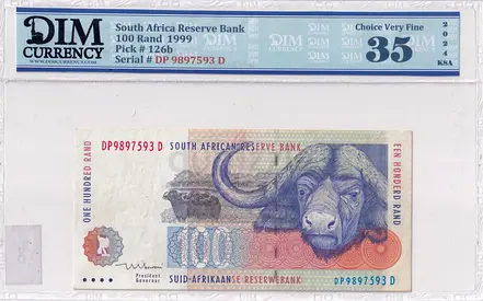 South Africa Banknote 100 Rand 1999 DIM 100AED
