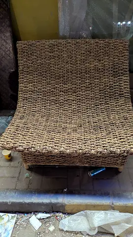 Natural Woven Lounge Chair