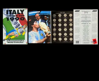1990 Italy World Cup Commemorative Medal Collection