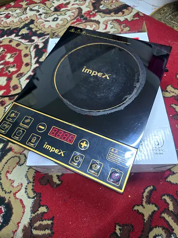 Cooking appliances - infrared cooktop.