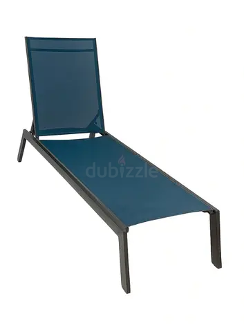 Black Outdoor Chaise Lounge