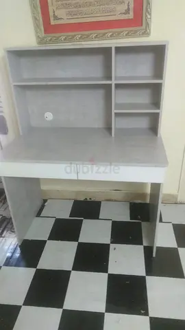 Modern Study Table with Storage