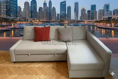 Comfortable L-Shaped Sofa with Storage