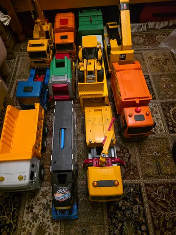 Branded Construction Toy Vehicles Collection for Sale! Preloved. AED 790 Only. (Negotiable)