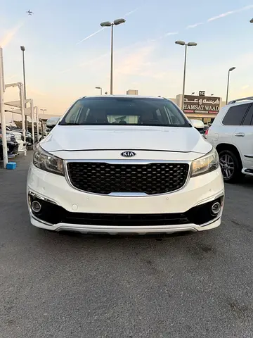 Kia Carnival 2016, white, full option