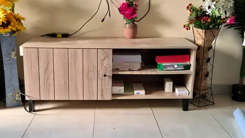 Stylish and Functional Wooden Storage Unit